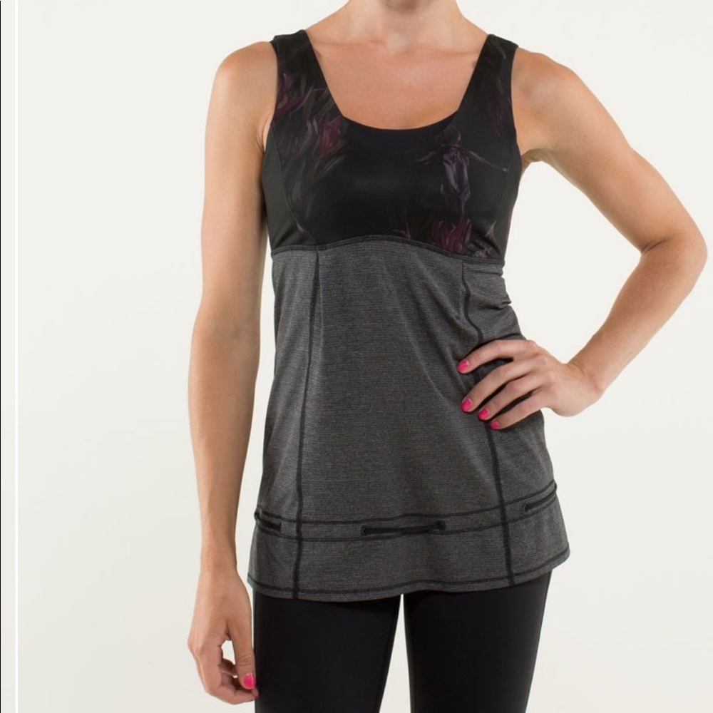 Lululemon Hustle & Bustle Tank Midnight Iris